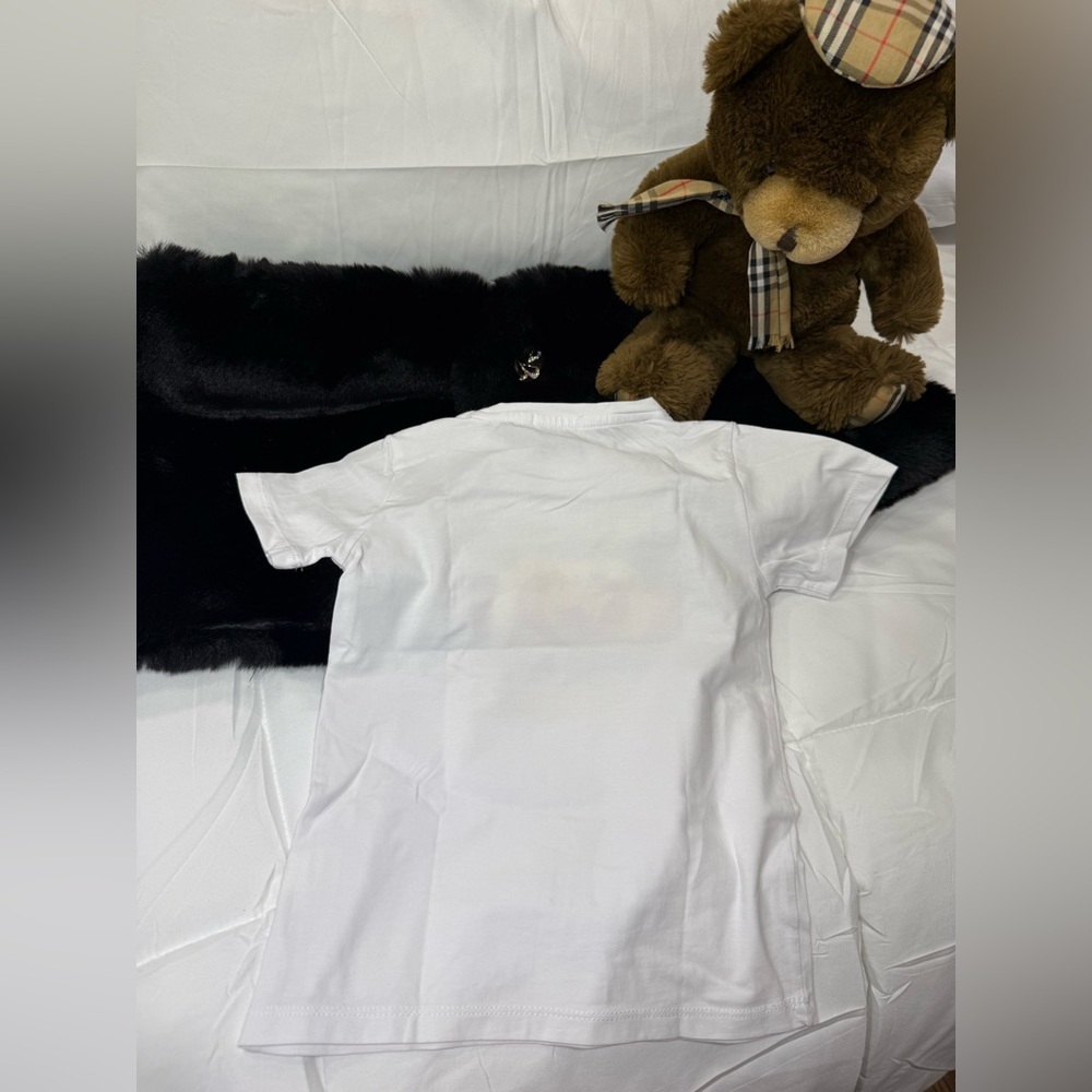 Gucci Kids White Tee with Multicolor Logo - Picture 5 of 5